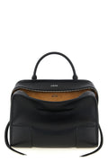2026 New Arrival large amazona 180 handbag in suede and contrasting smooth leather