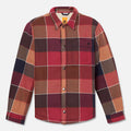 Top Seller TIMBERLAND SHERPA LINED PLAID FLEECE OVERSHIRT Men’s - CORDOVAN