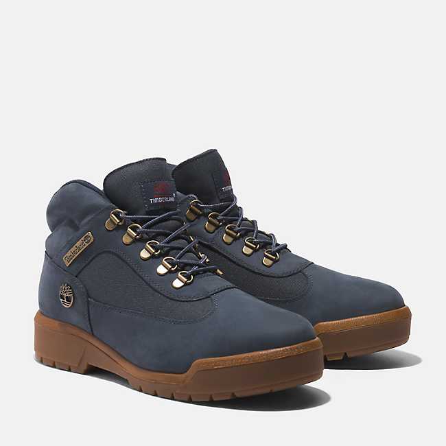 Top Seller Timberland FIELD BOOT MID LACE UP   Men’s -DARK BLUE NUBUCK