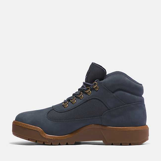 Top Seller Timberland FIELD BOOT MID LACE UP   Men’s -DARK BLUE NUBUCK