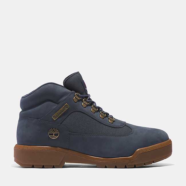 Top Seller Timberland FIELD BOOT MID LACE UP   Men’s -DARK BLUE NUBUCK