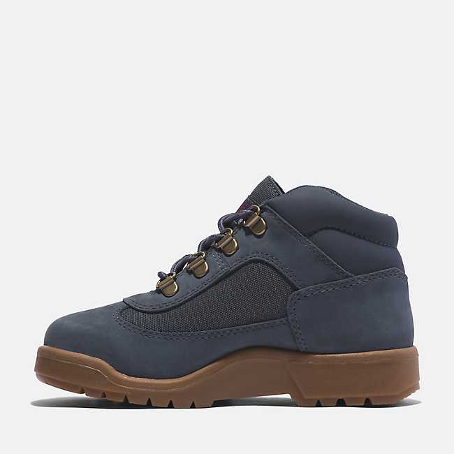 Top Seller Timberland FIELD BOOT LACE UP MID Youth’s -DARK BLUE
