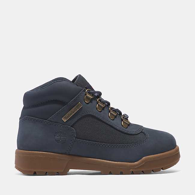 Top Seller Timberland FIELD BOOT LACE UP MID Youth’s -DARK BLUE