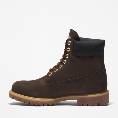 Top Seller Timberland PREMIUM 6 IN WATERPROOF BOOT Men’s -DARK BROWN NUBUCK