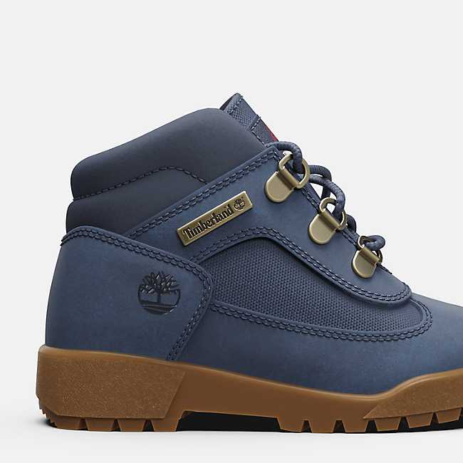Top Seller Timberland  FIELD BOOT LACE UP MID  Toddler's - DARK BLUE NUBUCK