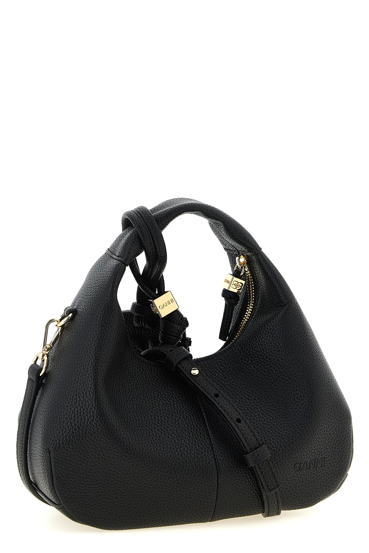 2026 New Arrival mini hobo hammered leather handbag