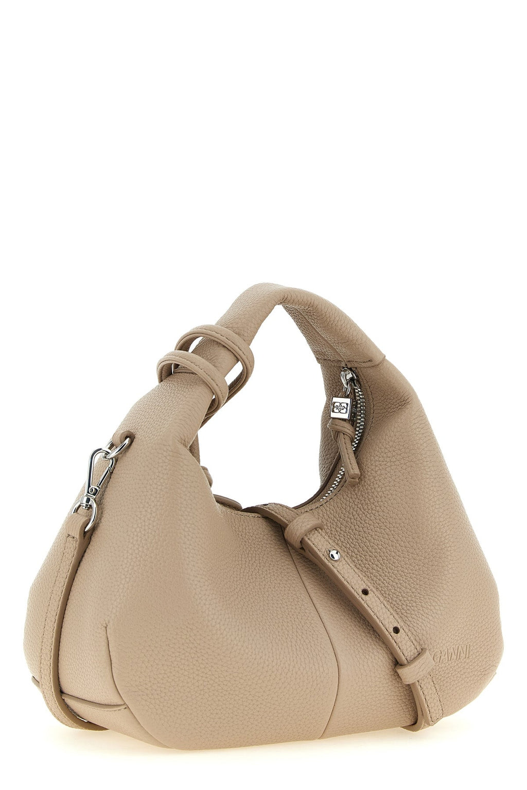 2026 New Arrival mini hobo hammered leather handbag