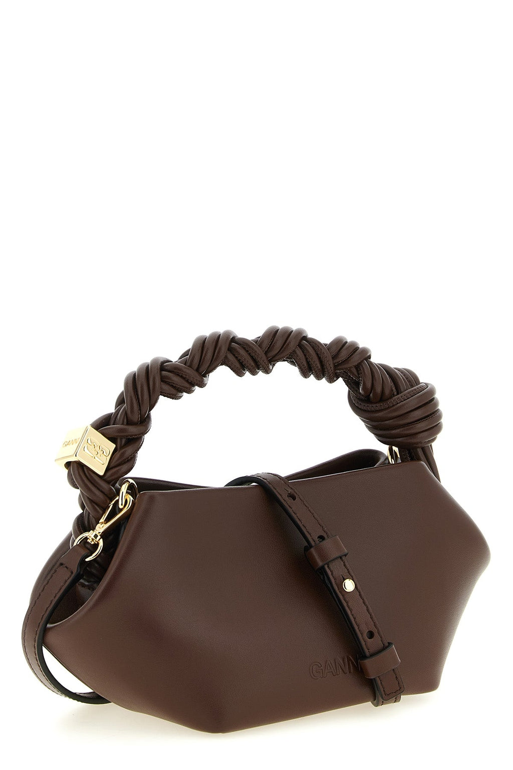 2026 New Arrival bou mini handbag in leather and leather-effect fabric