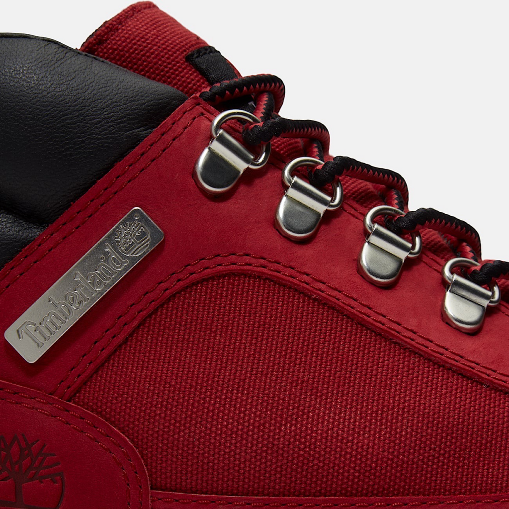 Top Seller Timberland FIELD BOOT MID LACE UP Men’s -DARK RED NUBUCK
