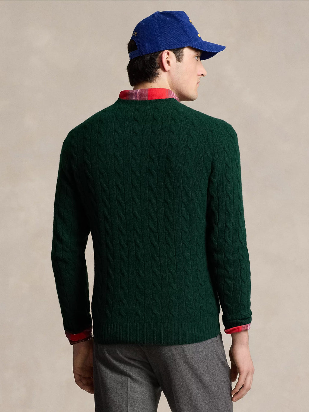2026 New Arrival Maglia in Lana e Cashmere a Trecce Verde