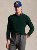 2026 New Arrival Maglia in Lana e Cashmere a Trecce Verde