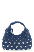 2026 New Arrival denim stud mini hobo cotton denim handbag