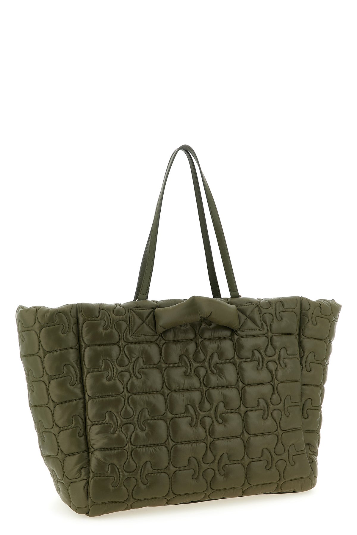 2026 New Arrival quilted re-tech xxl tote shopping bag in monogram quilted and padded technical