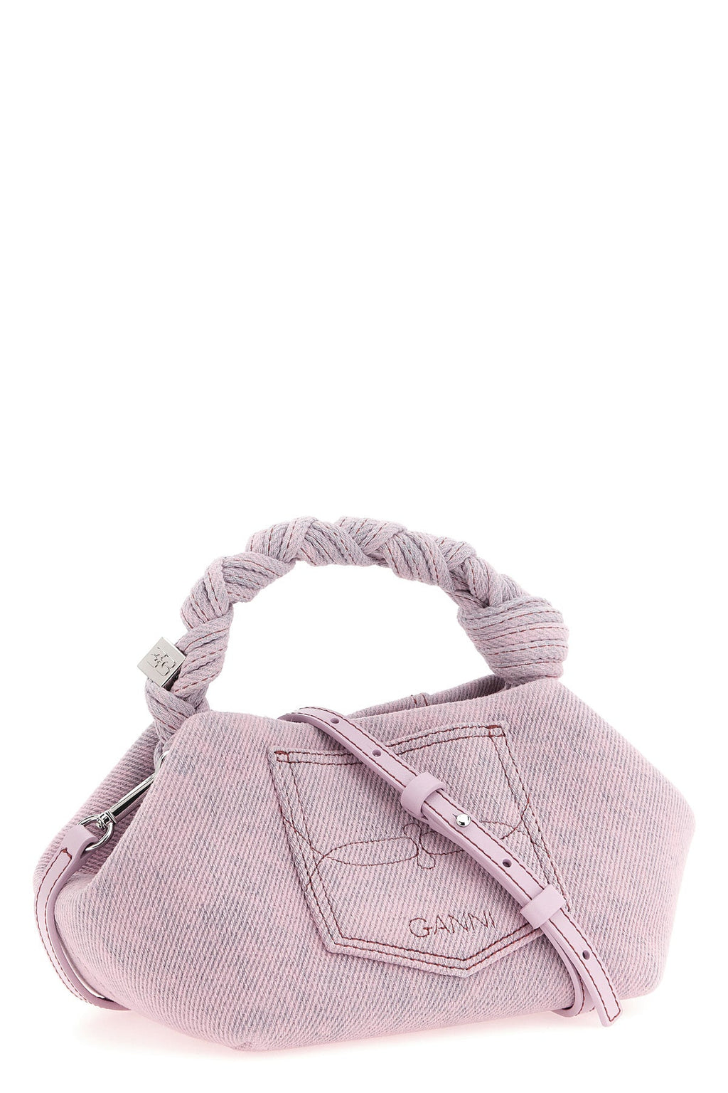 2026 New Arrival small bou handbag in garment-dyed cotton denim