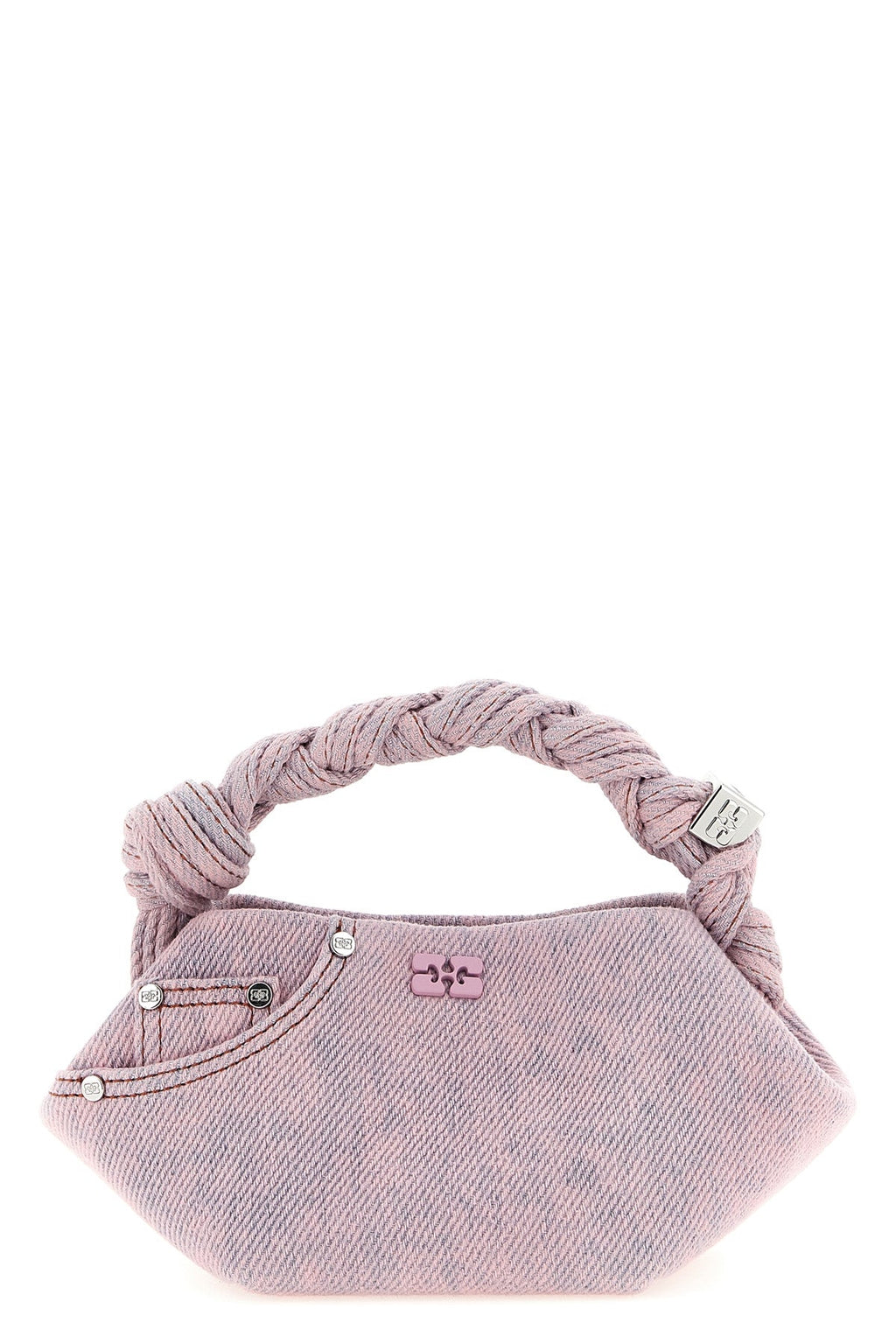 2026 New Arrival mini bou handbag in garment-dyed cotton denim