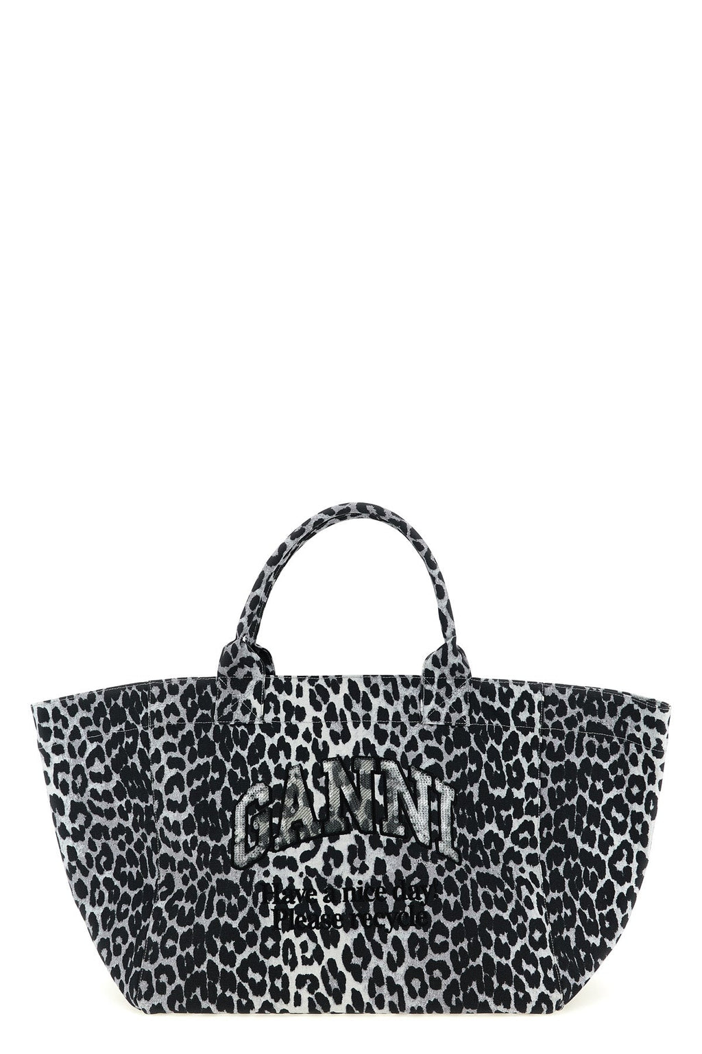 2026 New Arrival leopard sequin xxl tote canvas shopping bag