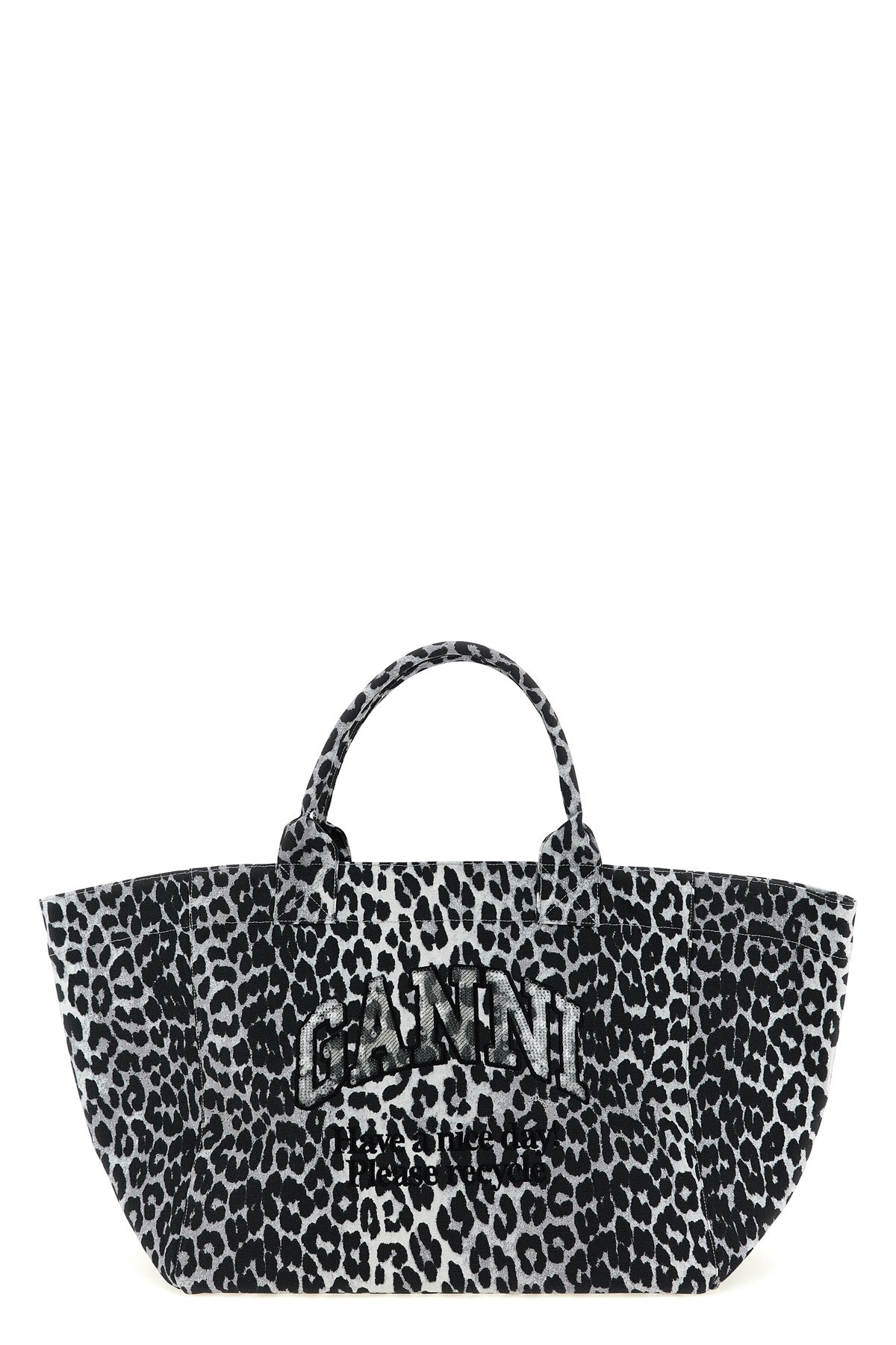 2026 New Arrival leopard sequin xxl tote canvas shopping bag