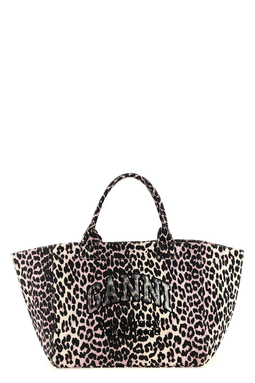2026 New Arrival leopard sequin xxl tote canvas shopping bag