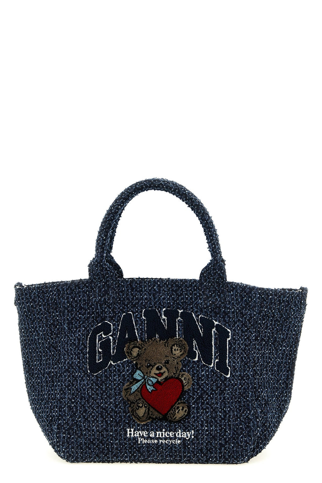 2026 New Arrival small shopping bag in tweed denim cotton