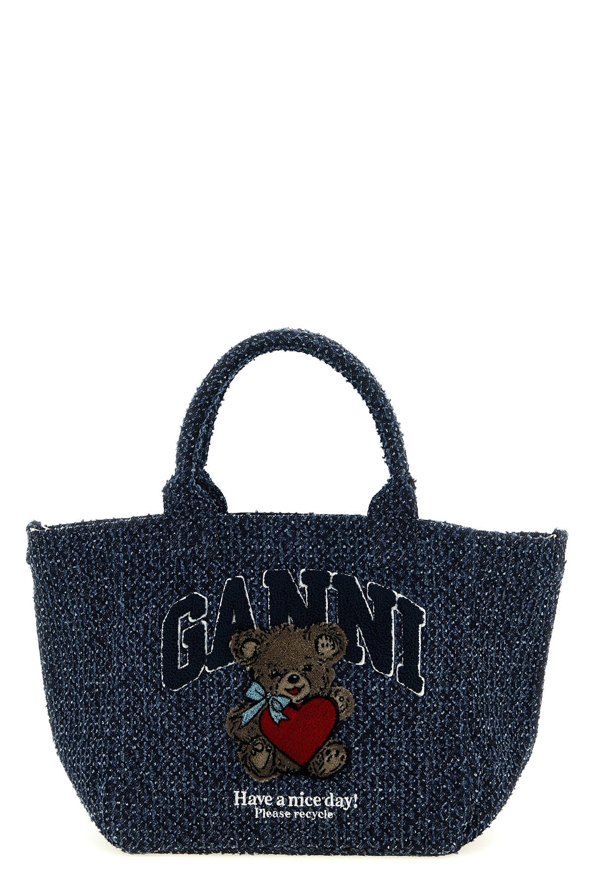 2026 New Arrival small shopping bag in tweed denim cotton