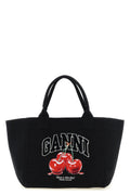 2026 New Arrival black medium cherry tote canvas shopping bag