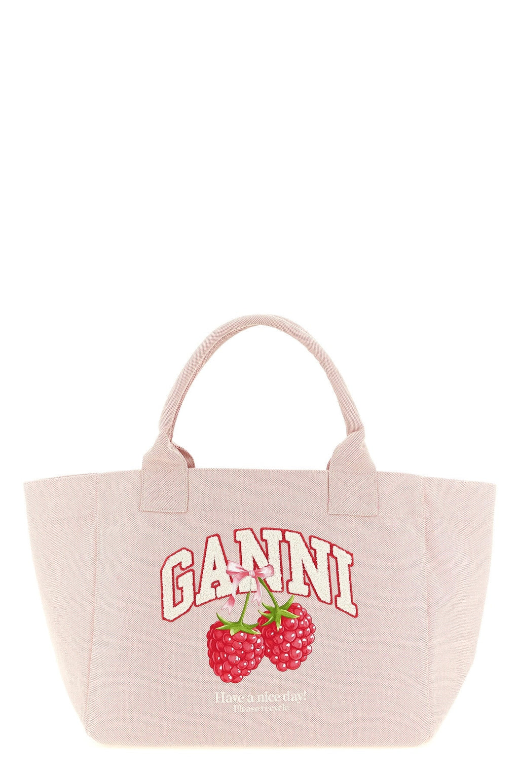 2026 New Arrival medium shopping bag in woven cotton canvas