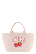 2026 New Arrival medium shopping bag in woven cotton canvas