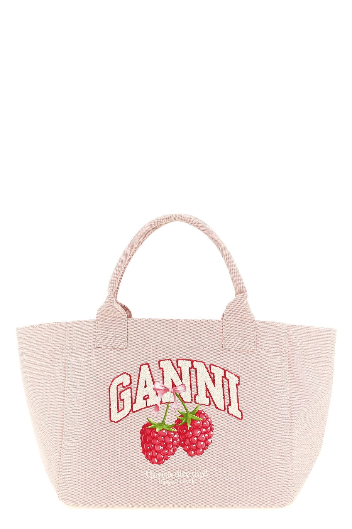 2026 New Arrival medium shopping bag in woven cotton canvas