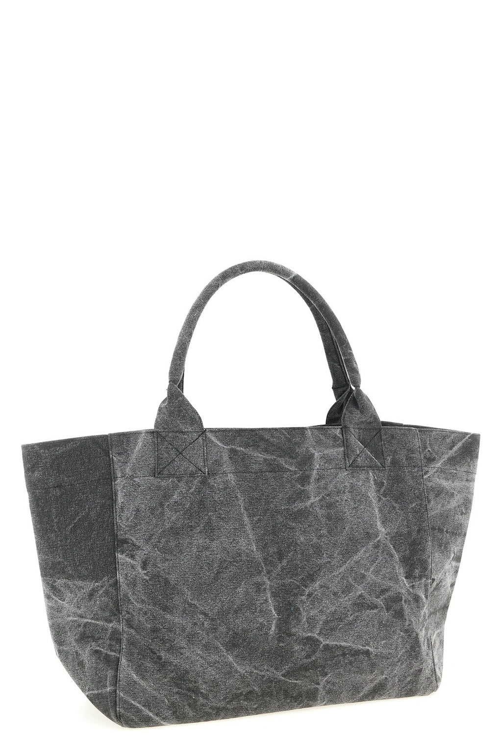2026 New Arrival medium shopping bag in stone-washed canvas