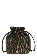 2026 New Arrival metallic bou bucket pouch in jacquard