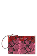 2026 New Arrival fairy pouch in shiny snake-print shiny leather effect fabric