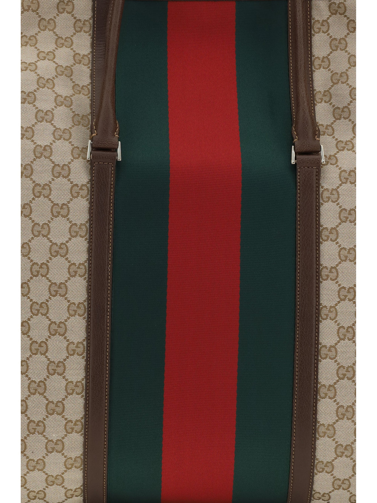 2026 New Arrival gg travel bag with web stripe