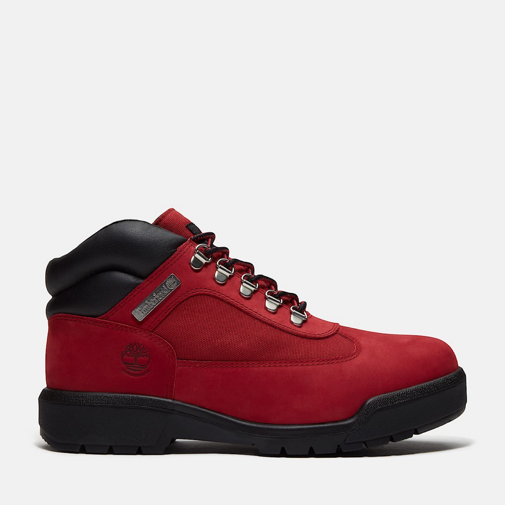 Top Seller Timberland FIELD BOOT MID LACE UP Men’s -DARK RED NUBUCK