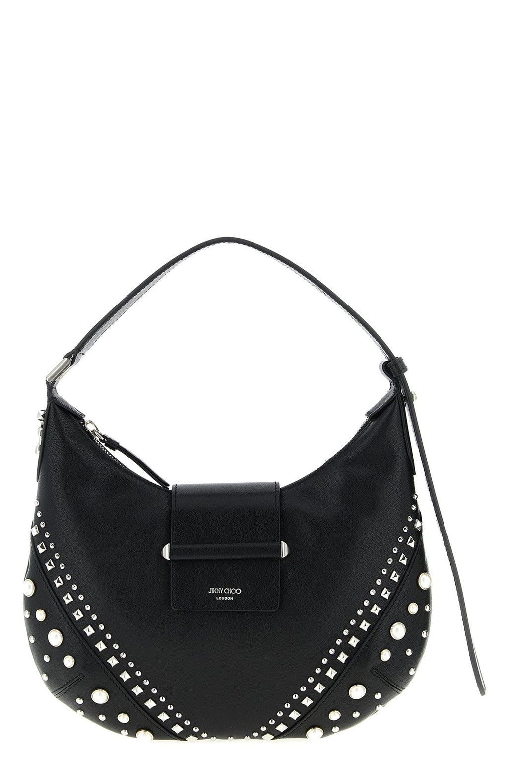 2026 New Arrival small bar hobo shoulder bag in biker leather