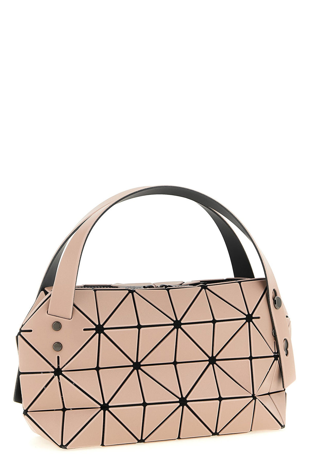 2026 New Arrival boston handbag in mesh fabric and matt effect pvc