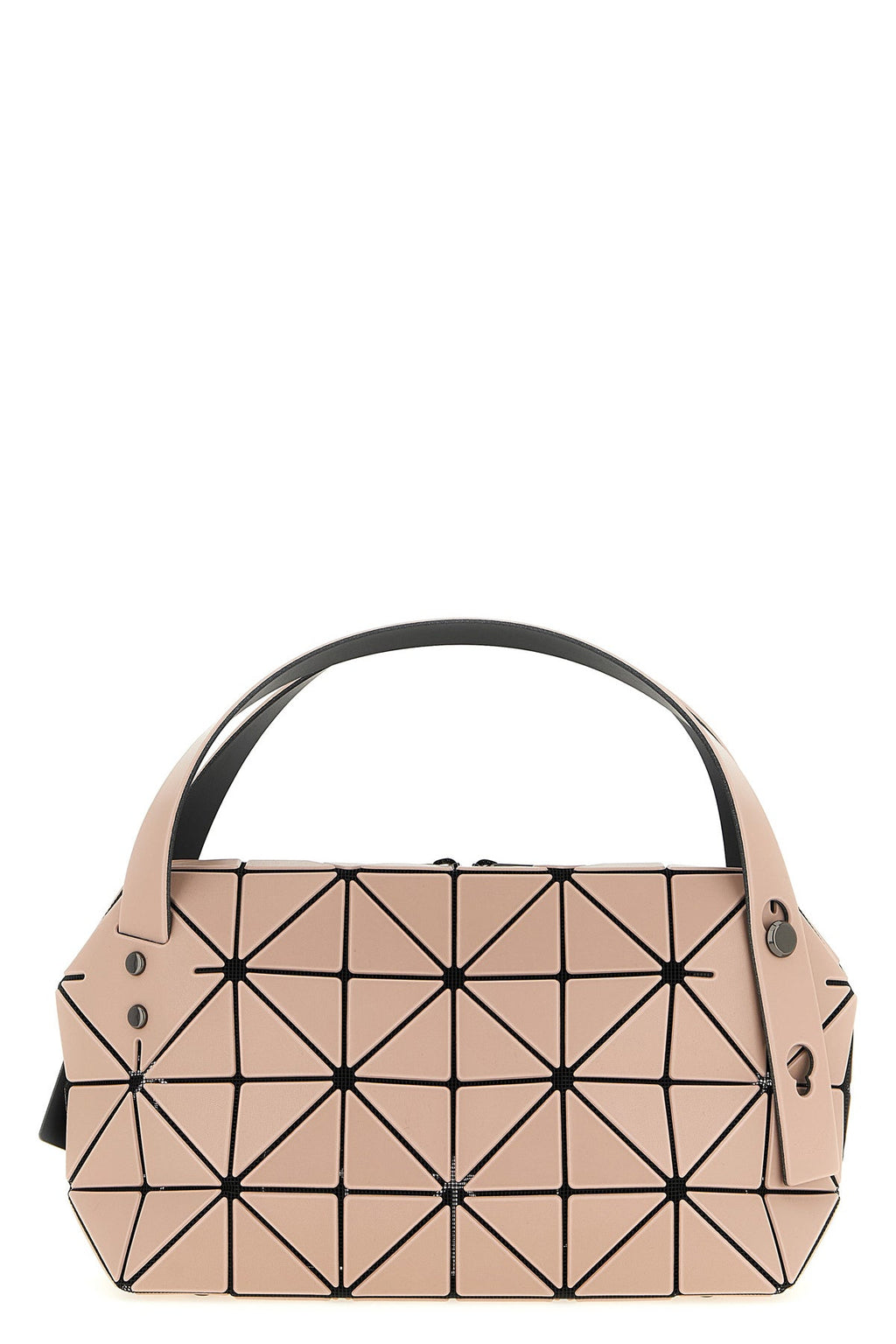 2026 New Arrival boston handbag in mesh fabric and matt effect pvc