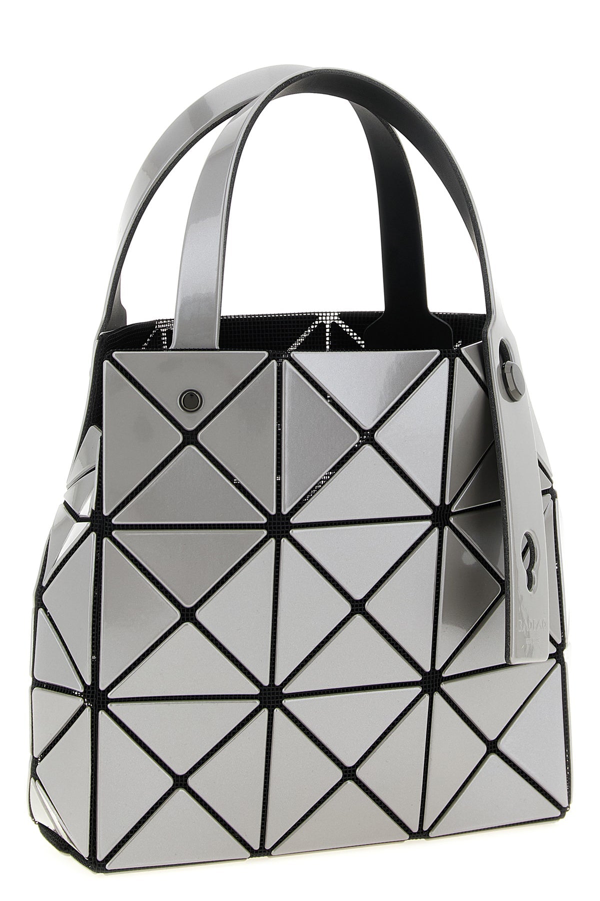 2026 New Arrival small carat handbag in mesh fabric and pearlescent pvc