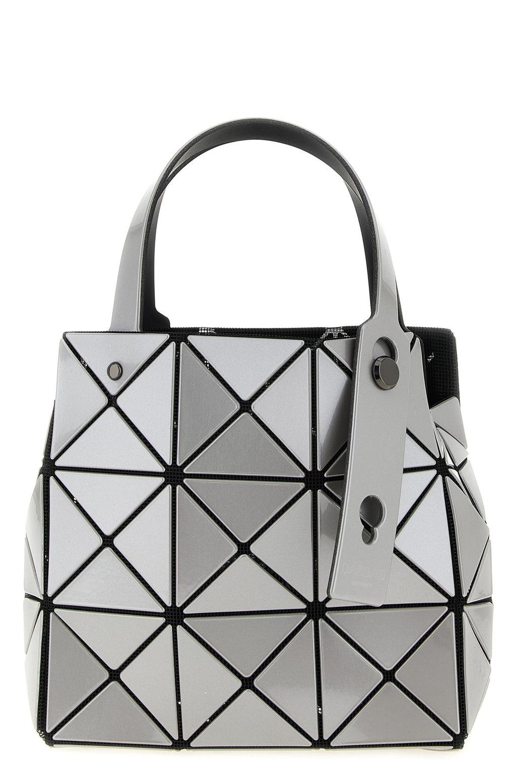2026 New Arrival small carat handbag in mesh fabric and pearlescent pvc