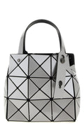 2026 New Arrival small carat handbag in mesh fabric and pearlescent pvc