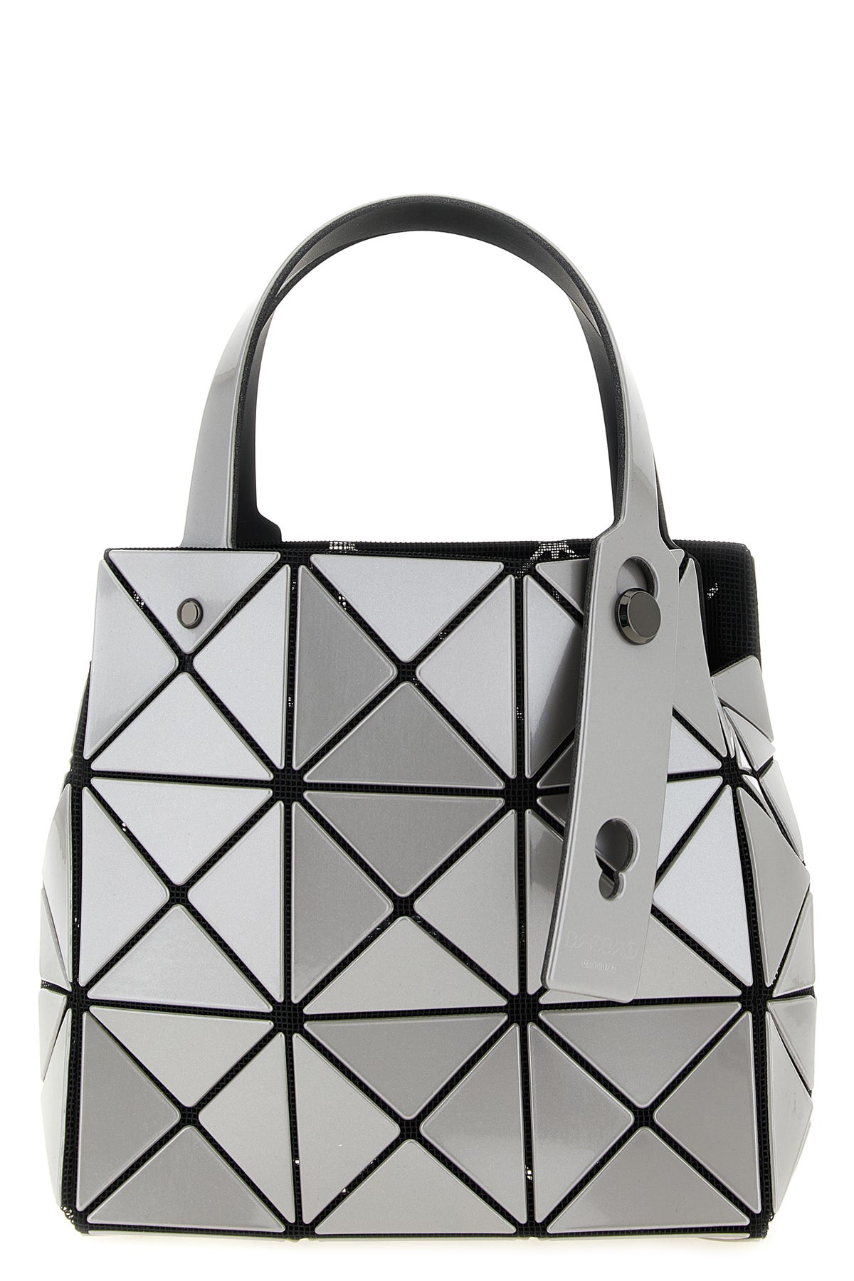 2026 New Arrival small carat handbag in mesh fabric and pearlescent pvc