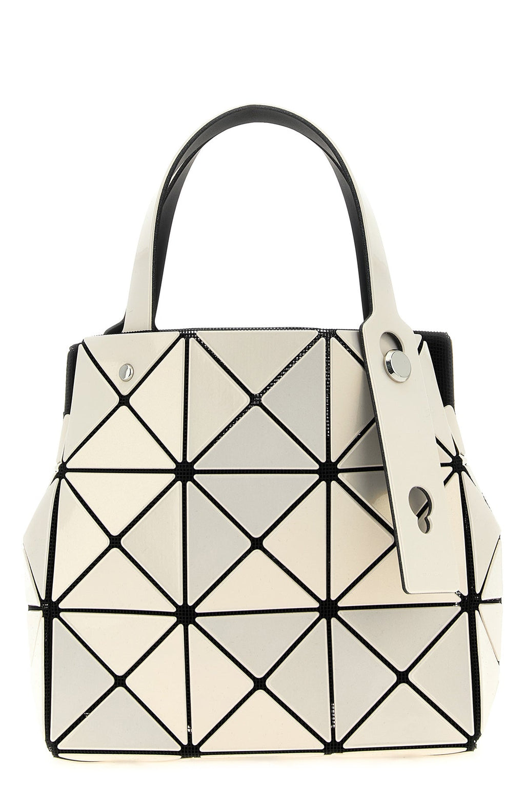 2026 New Arrival small carat handbag in mesh fabric and pearlescent pvc