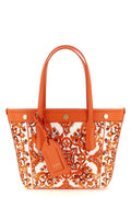 2026 New Arrival atene shopping bag in maiolica print canvas