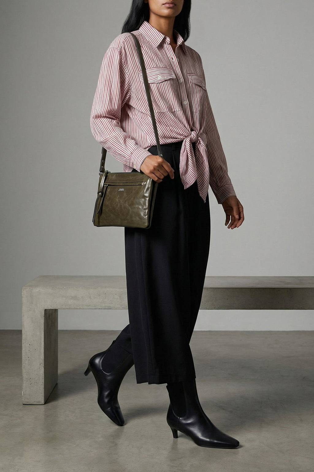 2026 New Arrival winna duo vintage calf leather crossbody bag