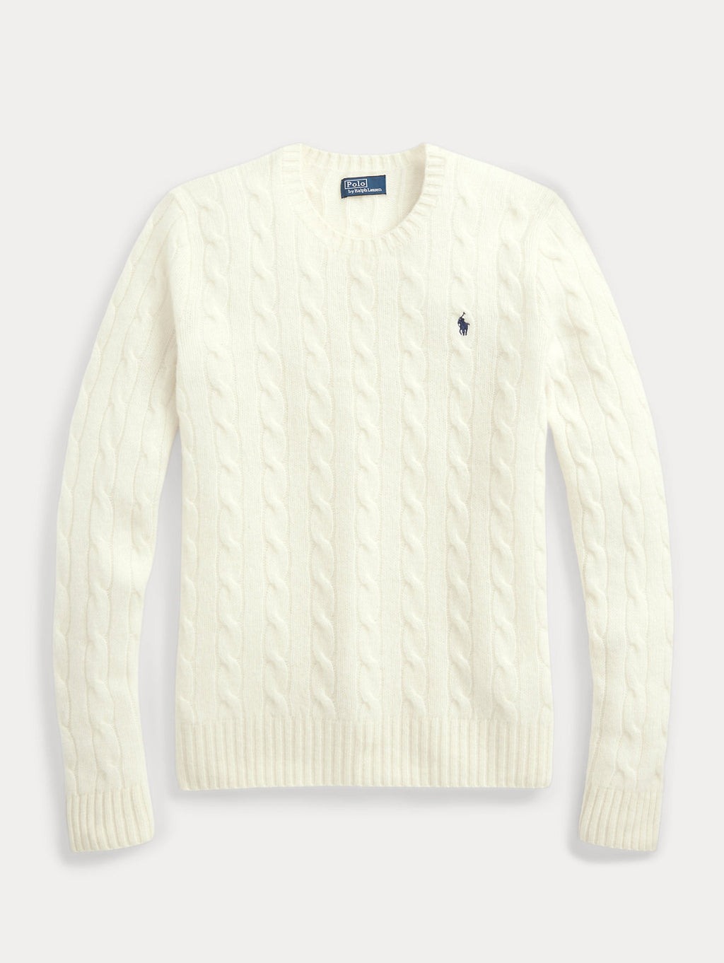 2026 New Arrival Maglia a Trecce in Misto Cashmere Crema