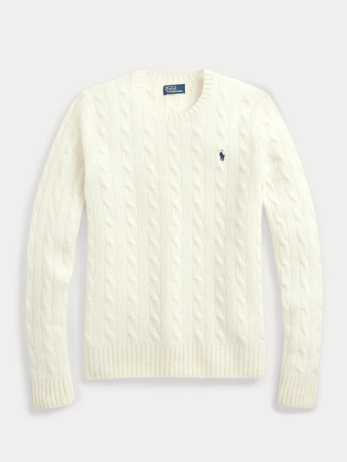 2026 New Arrival Maglia a Trecce in Misto Cashmere Crema