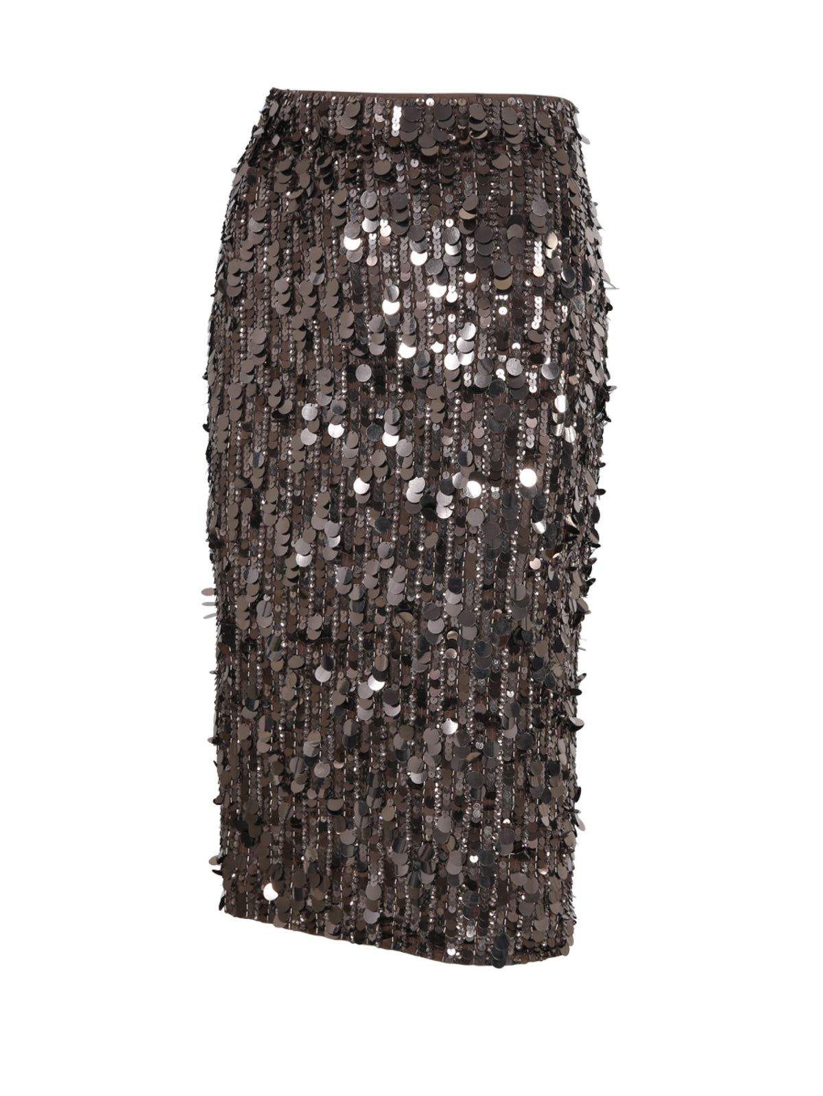 2026 New Arrival Gonna Longuette In Paillettes Bronzo