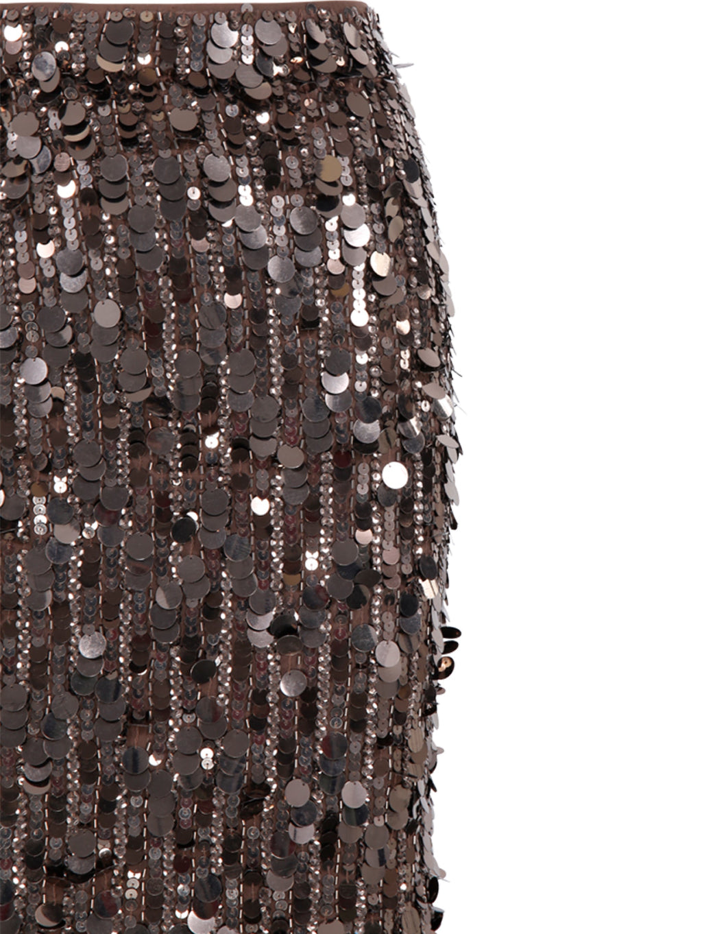 2026 New Arrival Gonna Longuette In Paillettes Bronzo