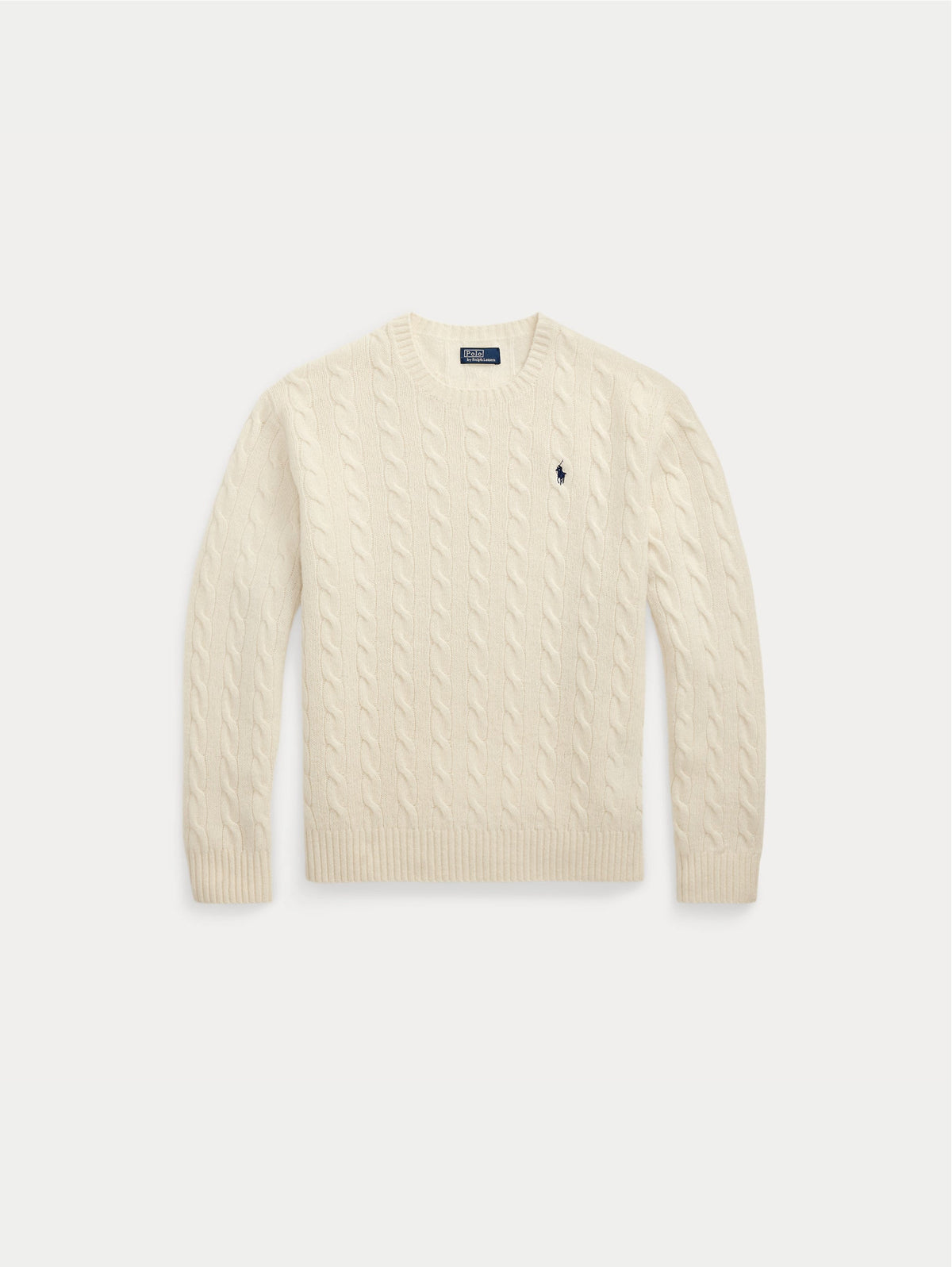 2026 New Arrival Maglia a Trecce Relaxed Fit Crema