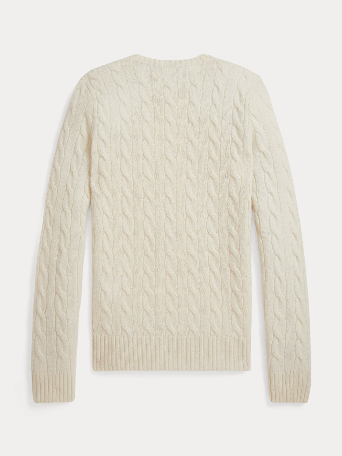 2026 New Arrival Maglia a Trecce in Misto Cashmere Crema