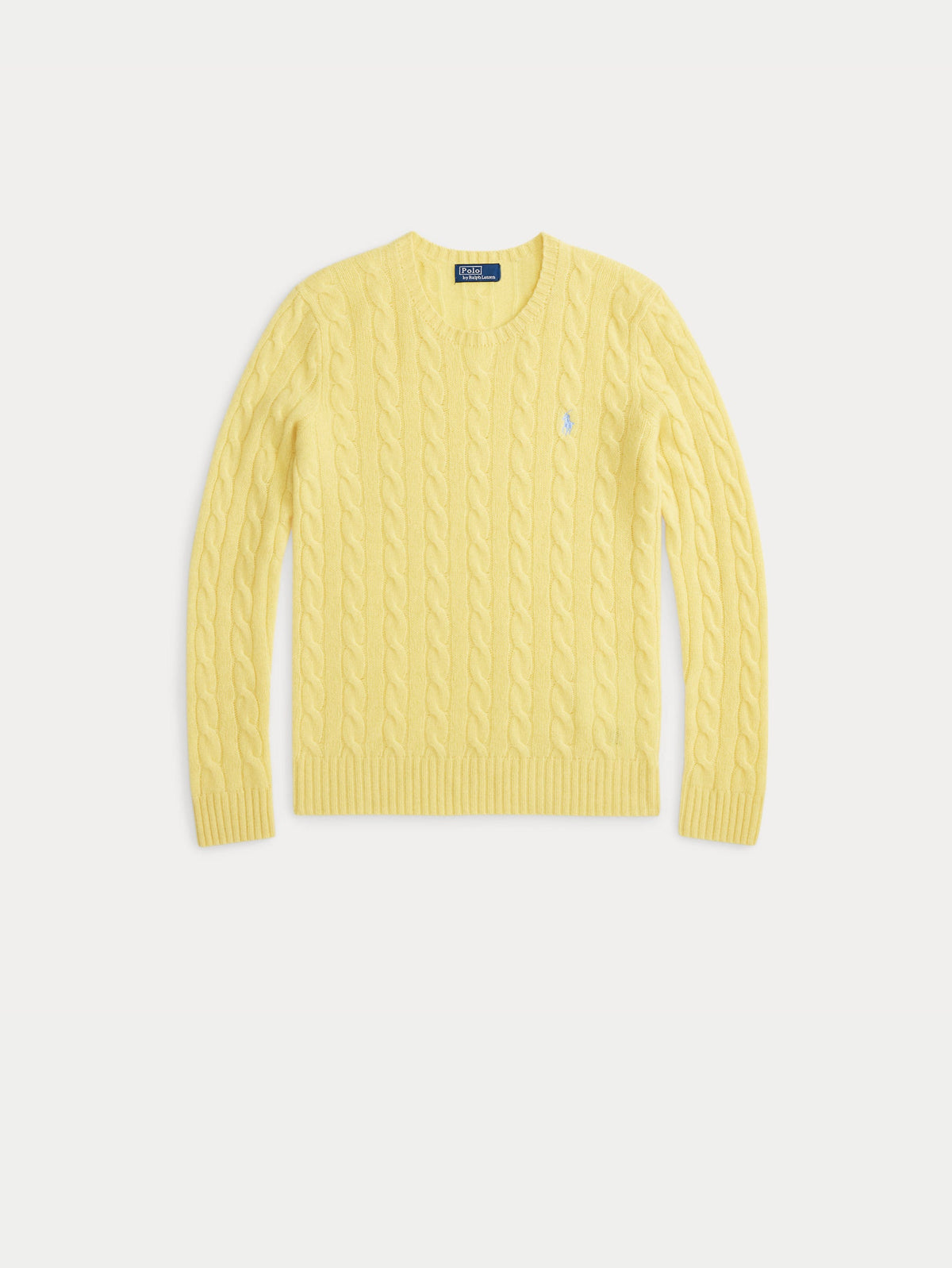 2026 New Arrival Maglia a Trecce in Misto Cashmere Giallo